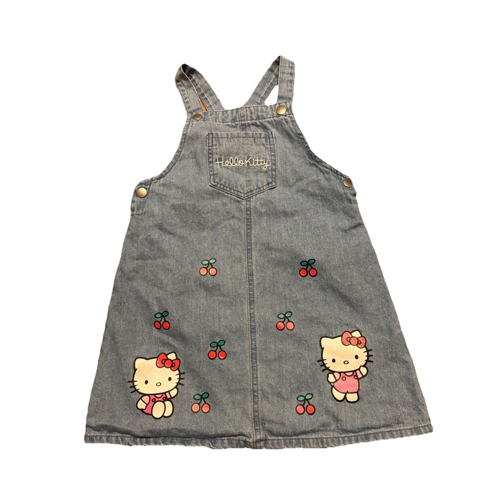 Hello Kitty And Friends x Primark Sanrio Girls Denim Romper Size 24-36 Months